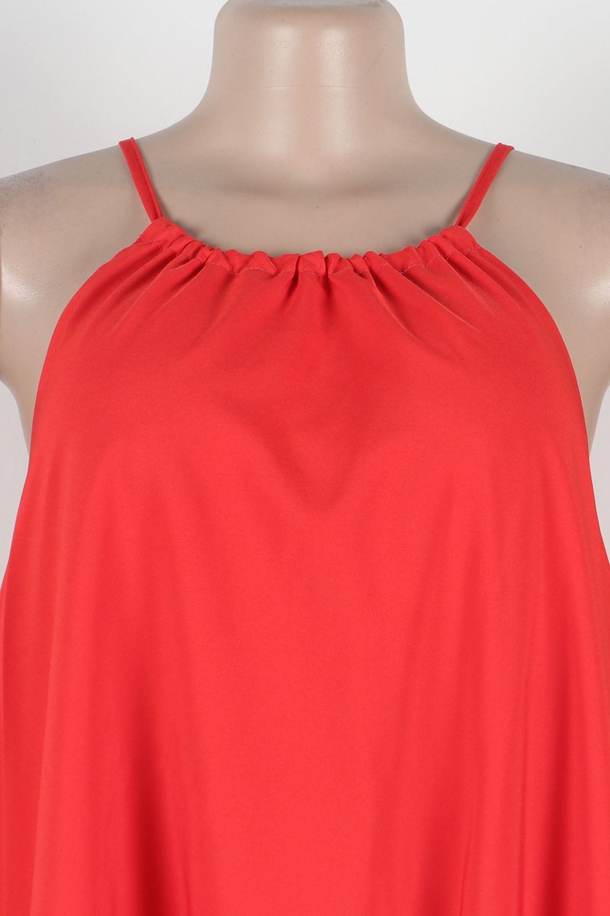 Red Mini Balloon Bubble Dress Lavish Daily