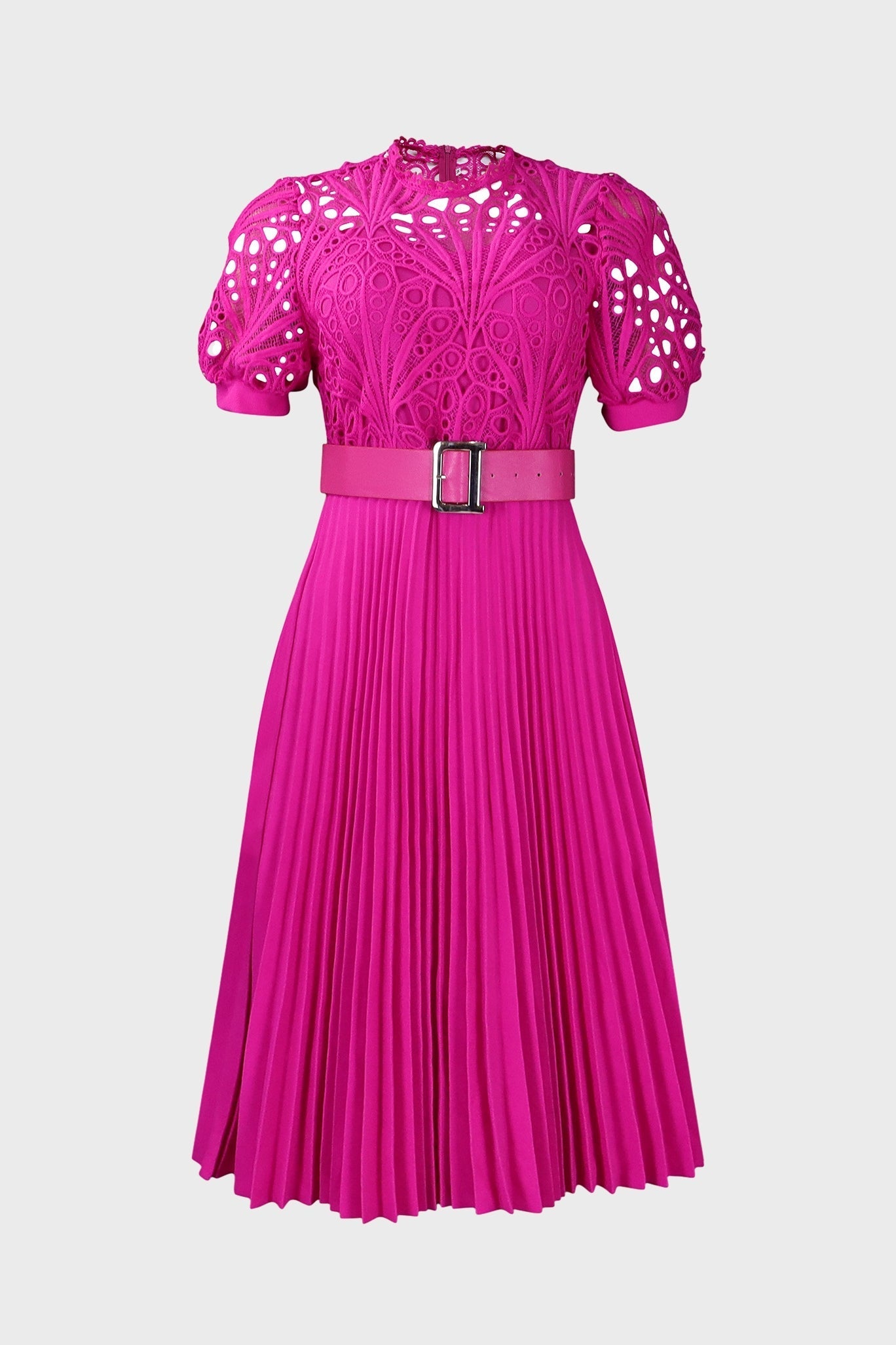 A-Line Pleated Dress Lavish Daily