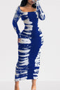 Tie Dye Midi Dress Lavish Daily