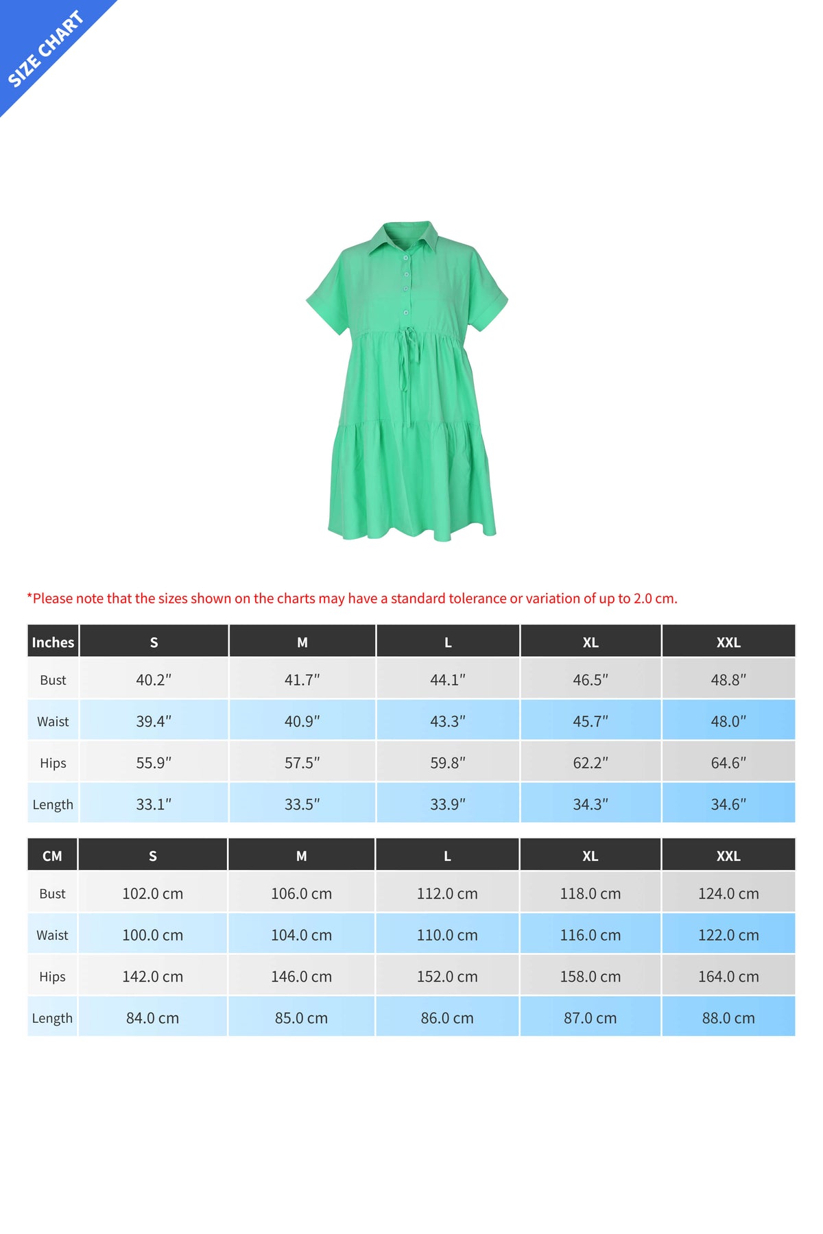 Tiered Button-Down Babydoll Mini Dress Lavish Daily