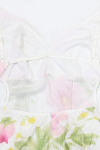 Blossom Sequin Floral Maxi Dress Lavish Daily
