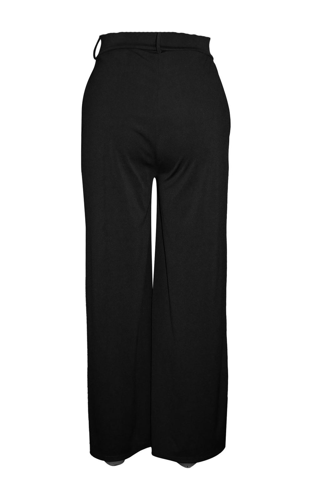 Casual Solid Color Loose Wide-Leg Pants Lavish Daily