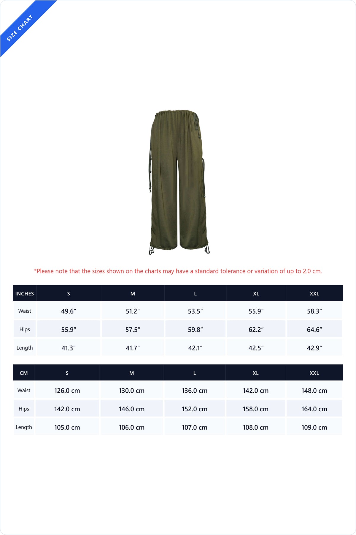 Adjustable Drawstring Baggy Parachute Pants Lavish Daily