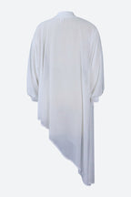 Asymmetrical Hem Shirt Dress Lavish Daily
