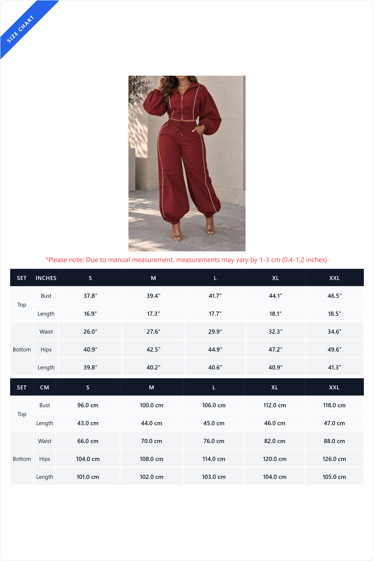Piped Balloon Sleeve Tracksuit Set Lavish Daily