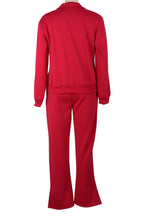 Fleece Lined Loose Fit Two-Piece Tracksuit LavishDaily