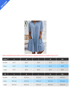 Mesh-Panel Denim Short-Sleeve Maxi Dress Lavish Daily