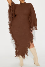 Sweater Maxi Dress LavishDaily