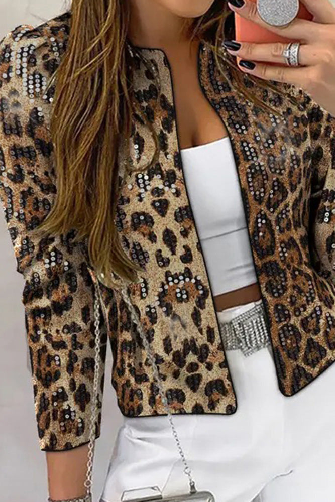 Multi Color Sequin Jacket Lavish Daily