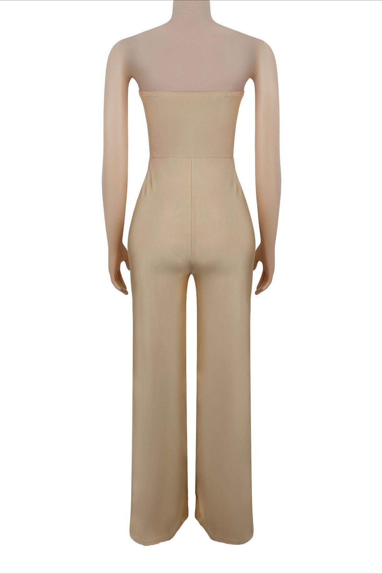 Cutout Bandeau Wide-Leg Jumpsuit Lavish Daily