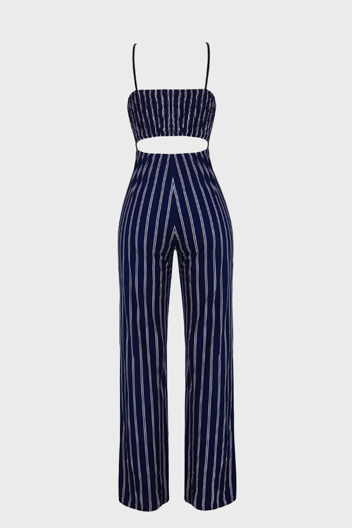 Stripe Jumpsuit Lavish Daily