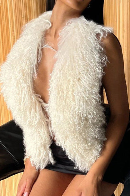 Faux Fur Vest for Women Lavish Daily