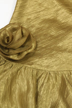 Pleated Ruffle Dress Lavish Daily