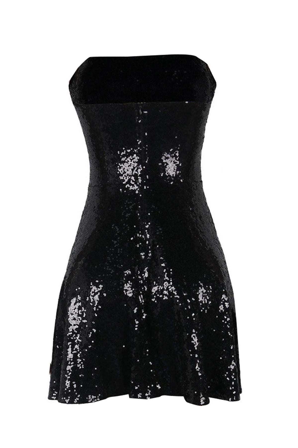 Strapless Slim Fit Sequin Dress for Party Nights Lavish Daily