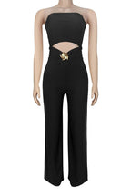 Cutout Bandeau Wide-Leg Jumpsuit Lavish Daily