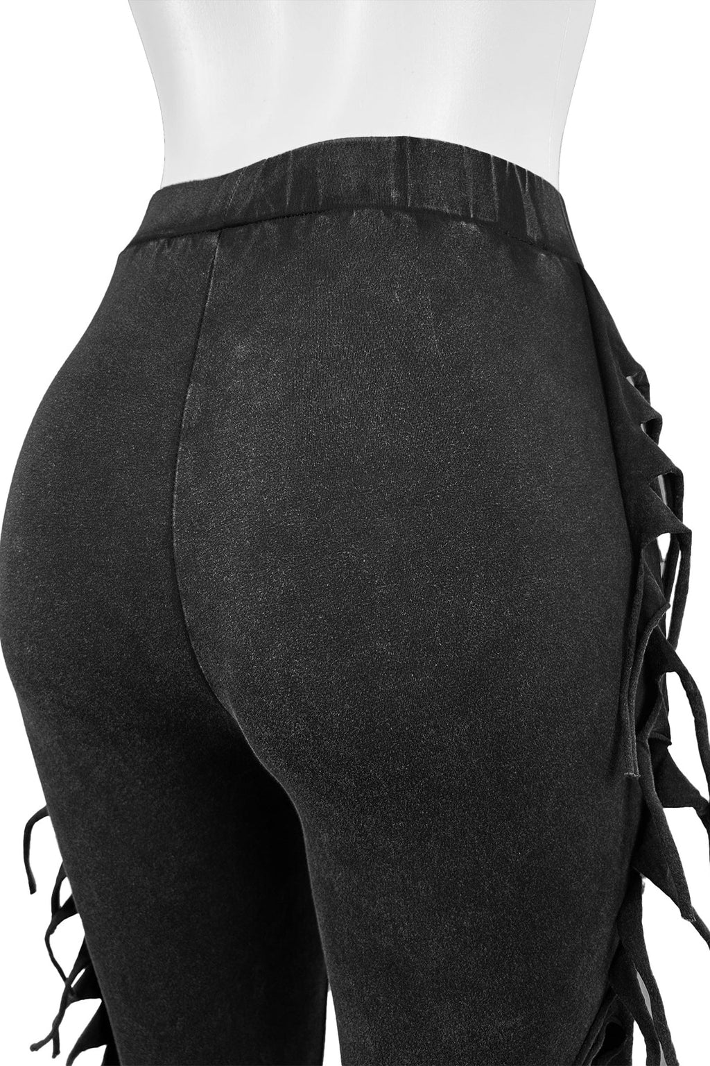 Wash Fringe Pants Lavish Daily