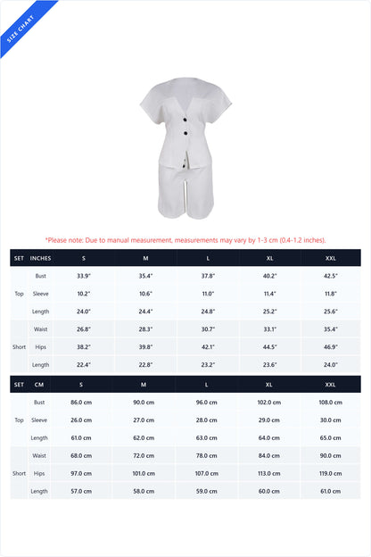 V-Neck Peplum Top & Wide Leg Culotte Set Lavish Daily