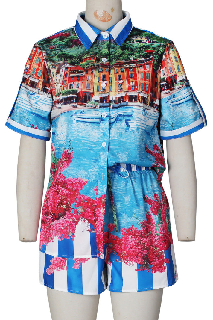 Floral Glow Short Set Lavish Daily