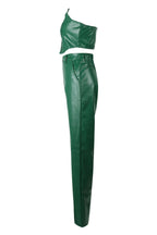 Corset Cutout PU Leather Cargo Set Lavish Daily