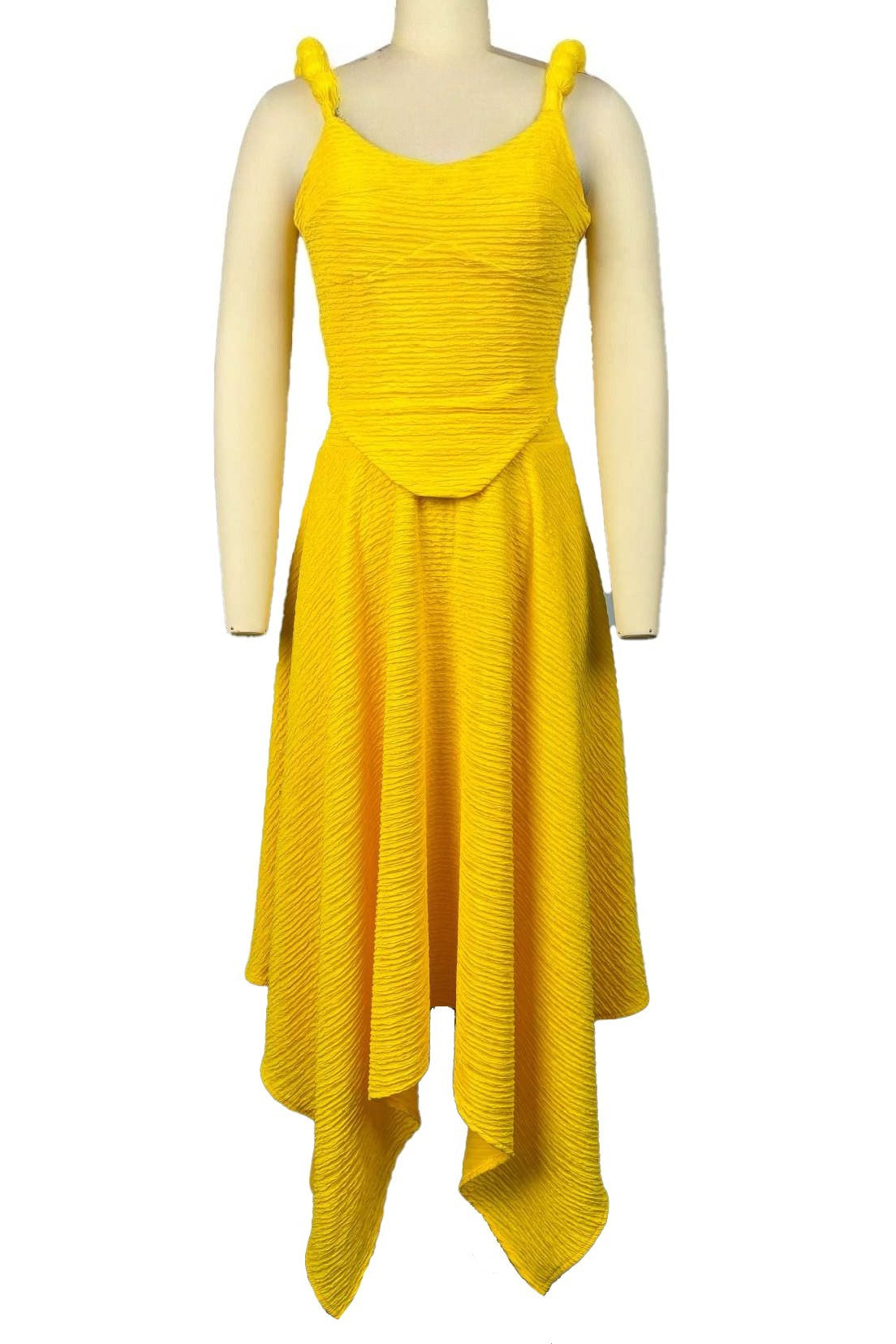 Solid Cami Top & High Waist Skirt Set Lavish Daily