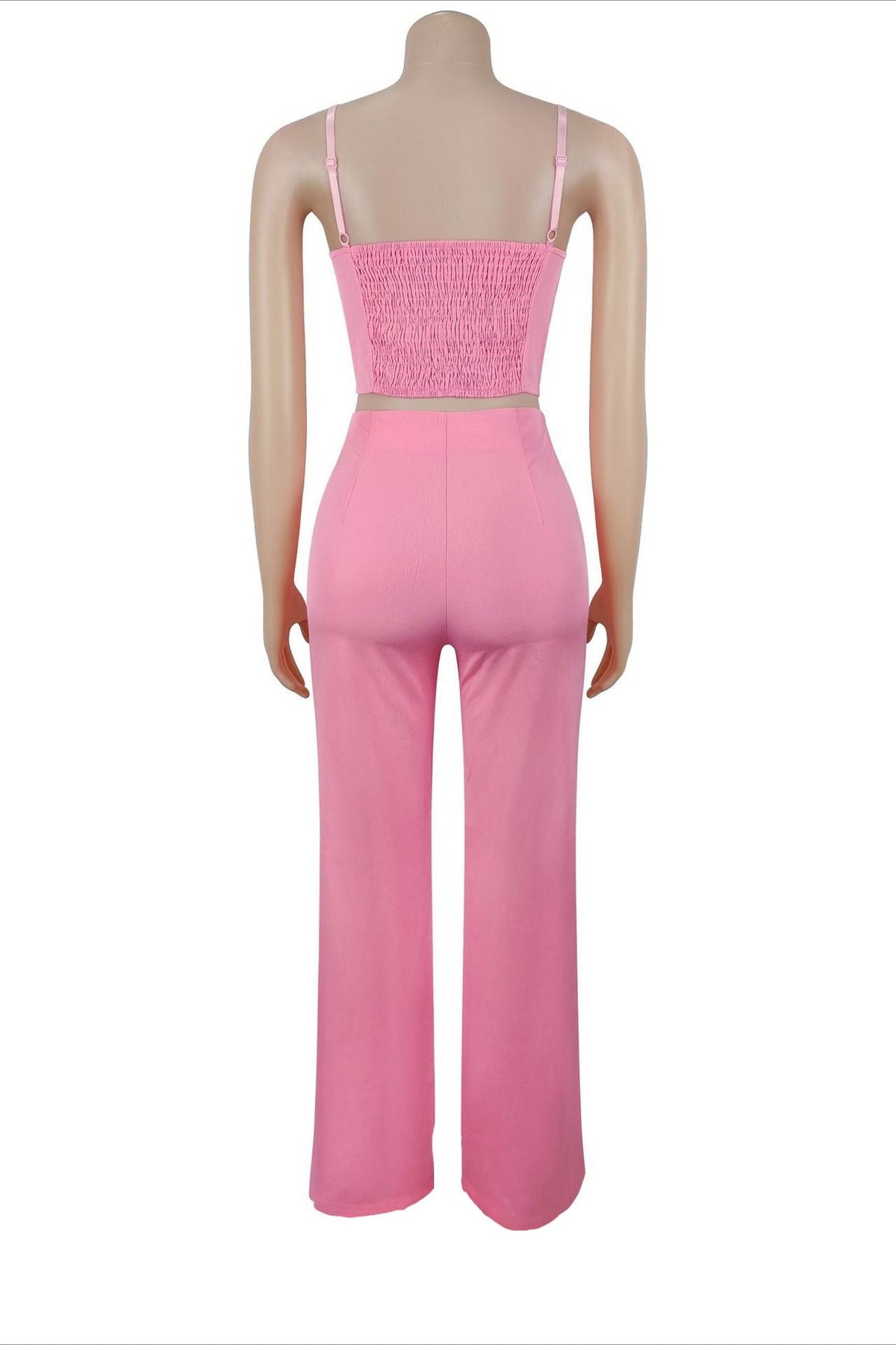 Asymmetrical Button Cami Pant Set Lavish Daily