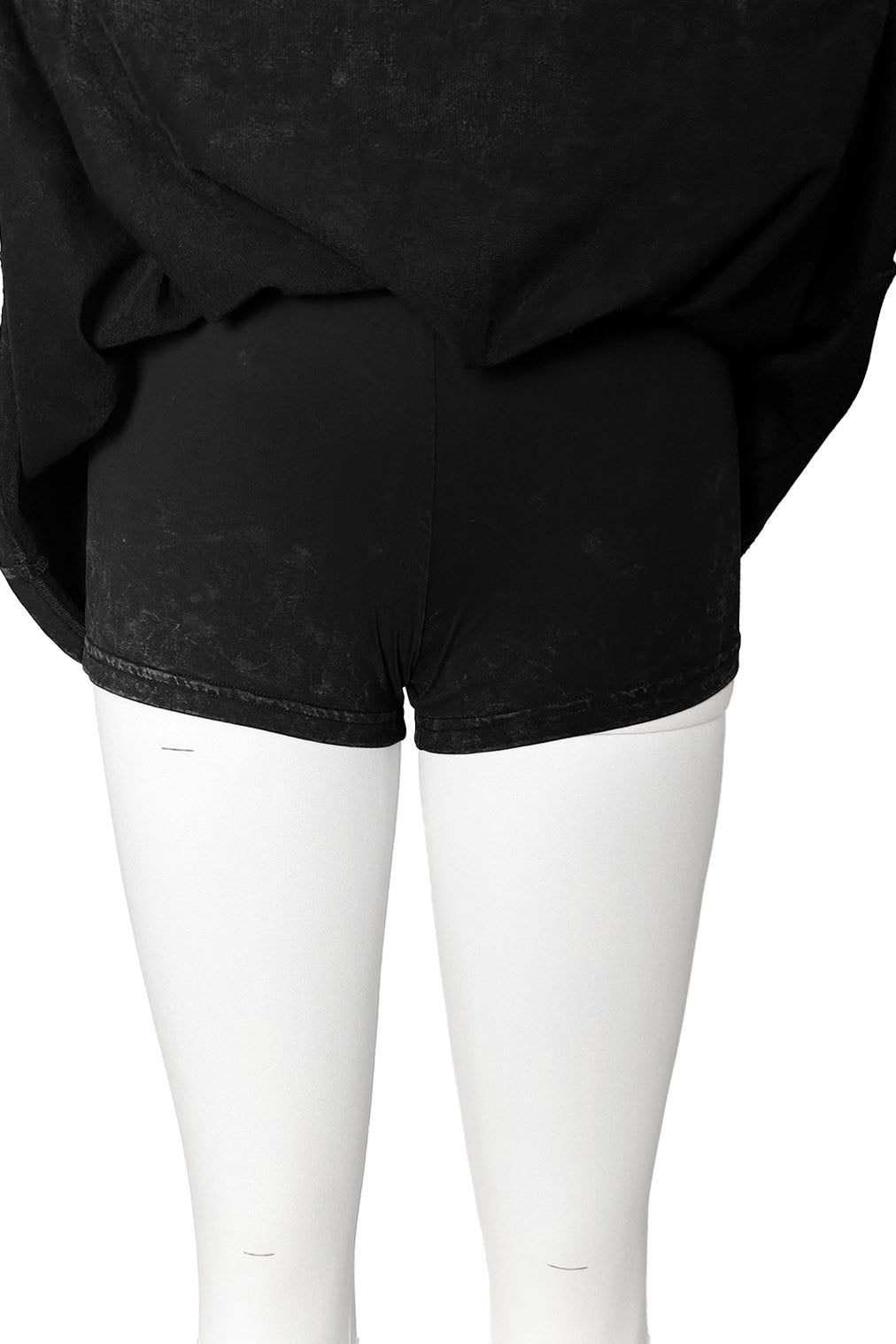 Three-Piece Acid Wash Set with Mini Pleated Skirt Lavish Daily