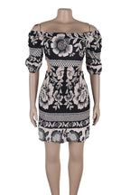 Floral Print Backless Cutout Mini Dresses Lavish Daily