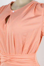 Elegant Solid Color Hollow Out O Neck Jumpsuits Lavish Daily