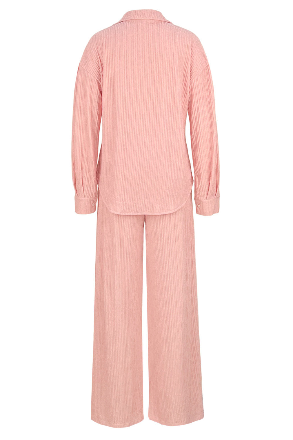 Pleated Utility Palazzo Two-Piece Set Lavish Daily