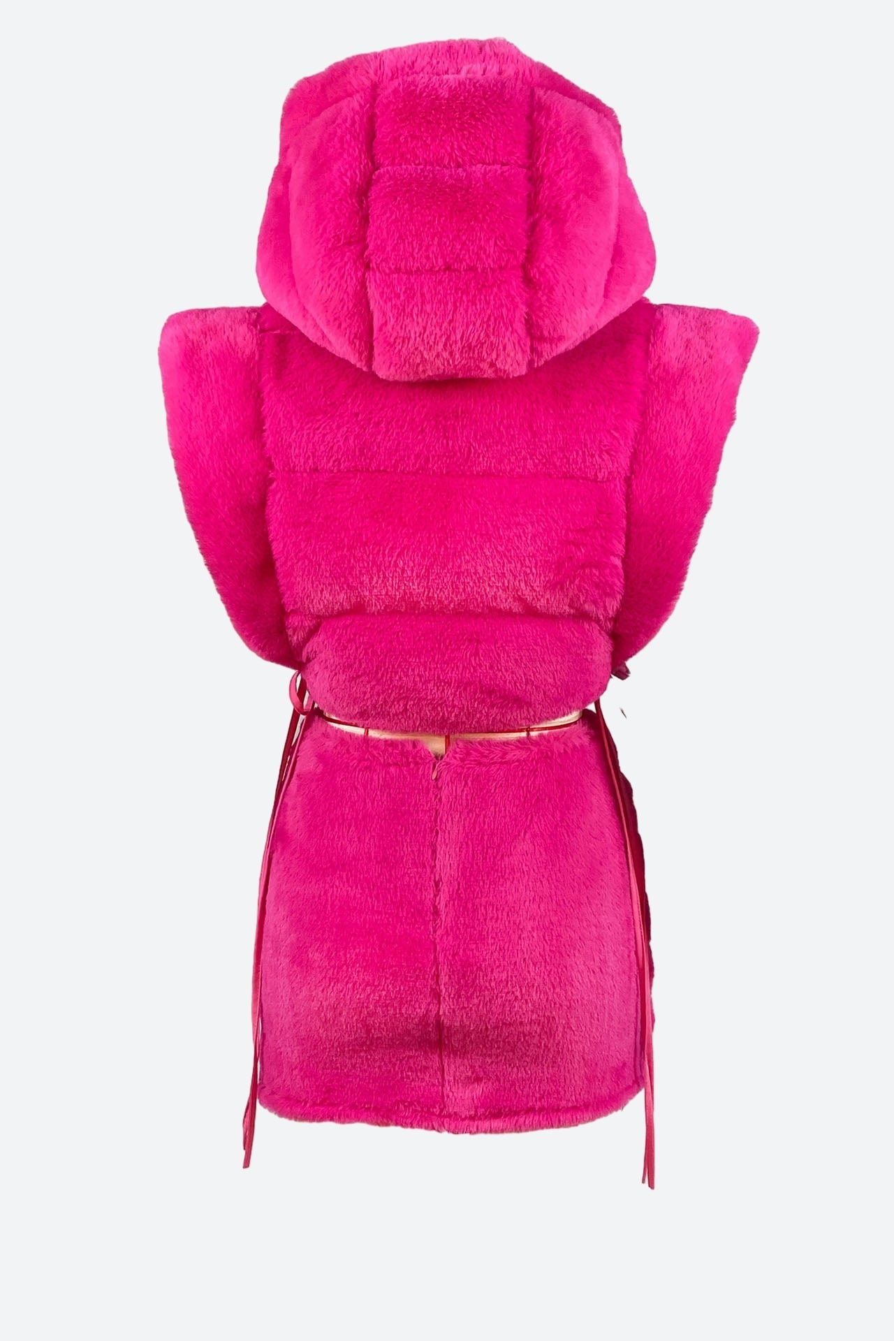 Faux Fur Teddy Vests Sets Lavish Daily