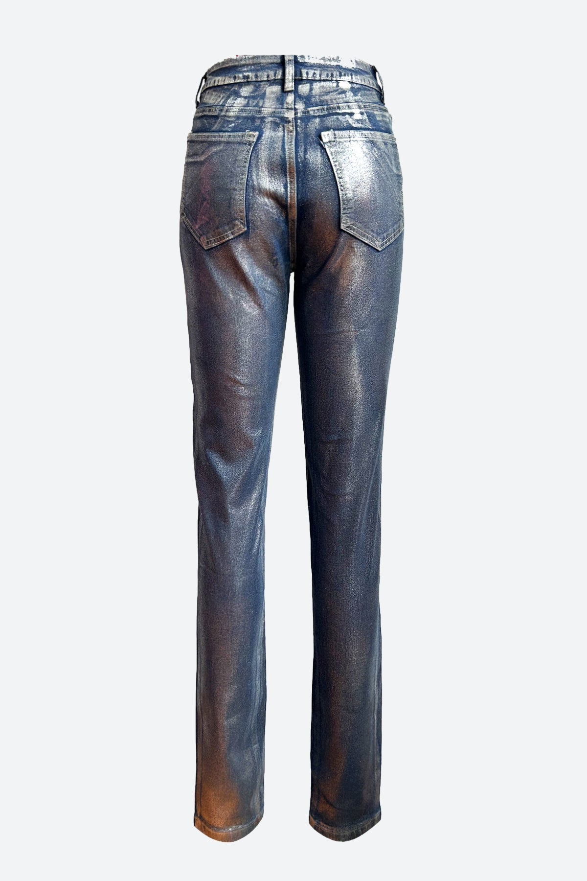 Lustrous Silver Jeans Lavish Daily