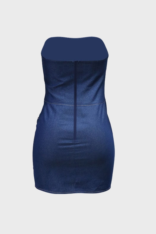 Strapless Mini Dress Lavish Daily