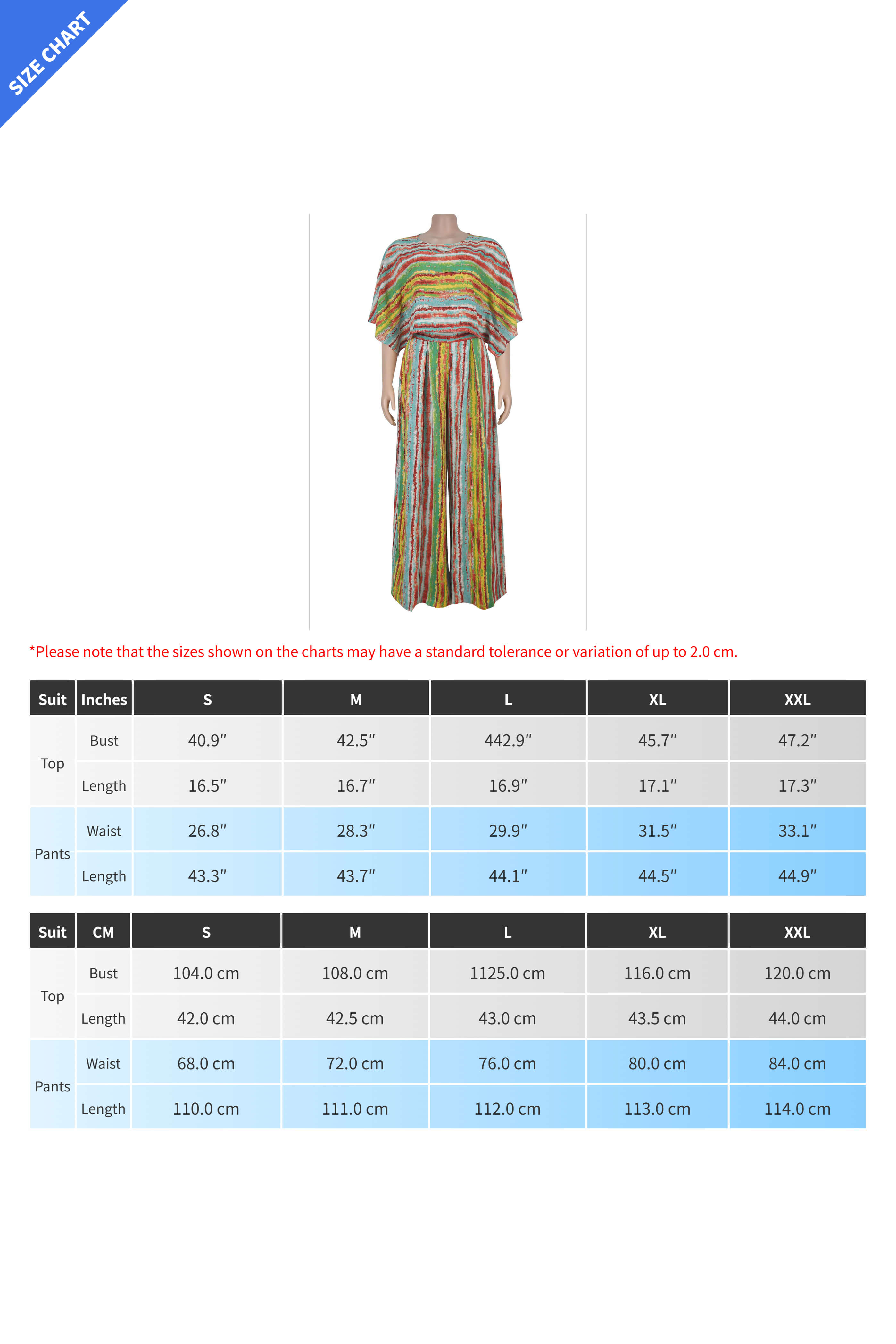 Stripe Crop Top & Wide-Leg Pants Set Lavish Daily