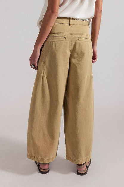 Cropped Wide-Leg Jeans Lavish Daily