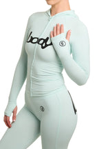 Print Long Sleeve Hooded Top Slim Fit Pants Set Lavish Daily