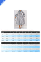 Printed Puff-Sleeve Midi Dress Lavish Daily