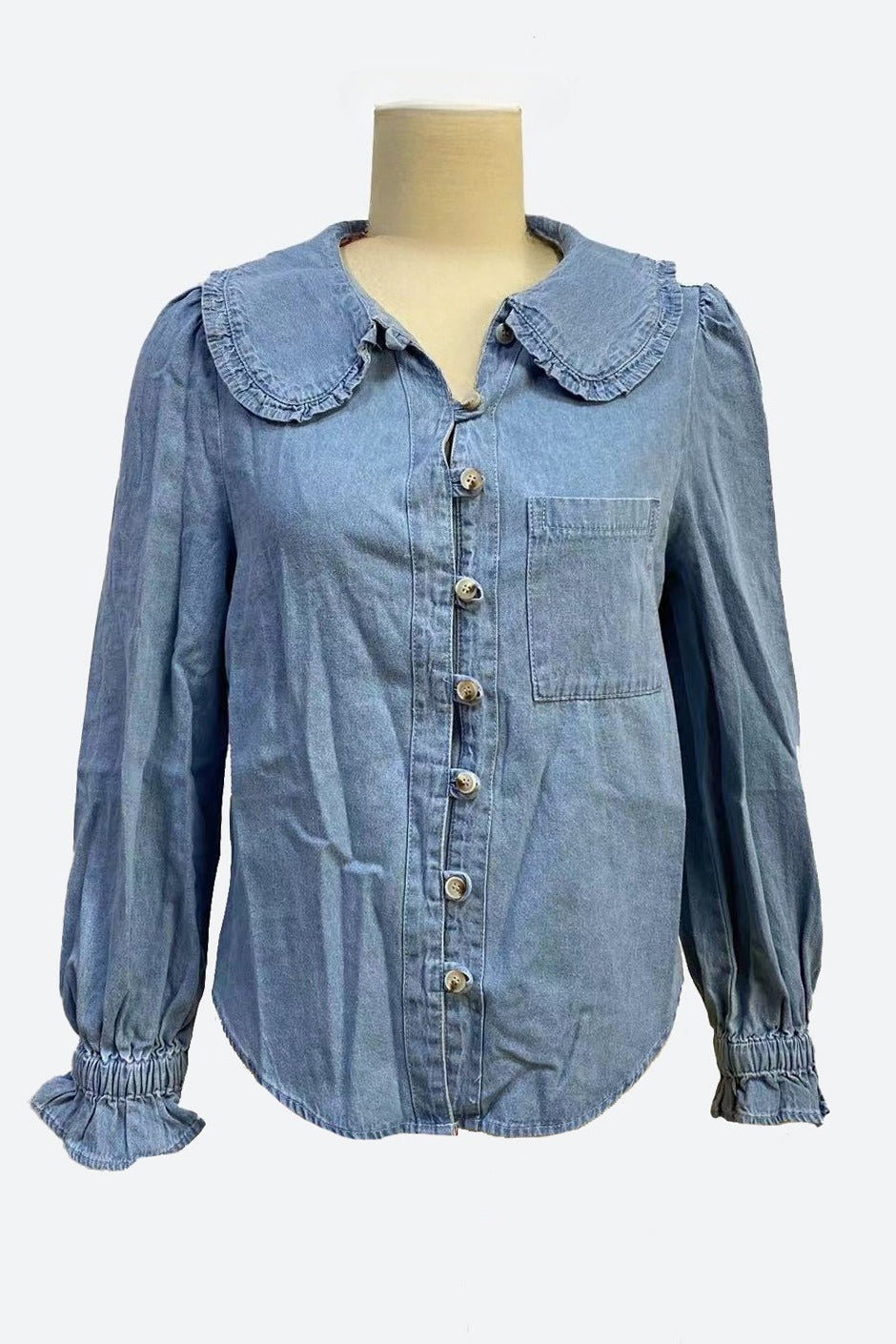 Vintage Lightweight Denim Shirt Lavish Daily