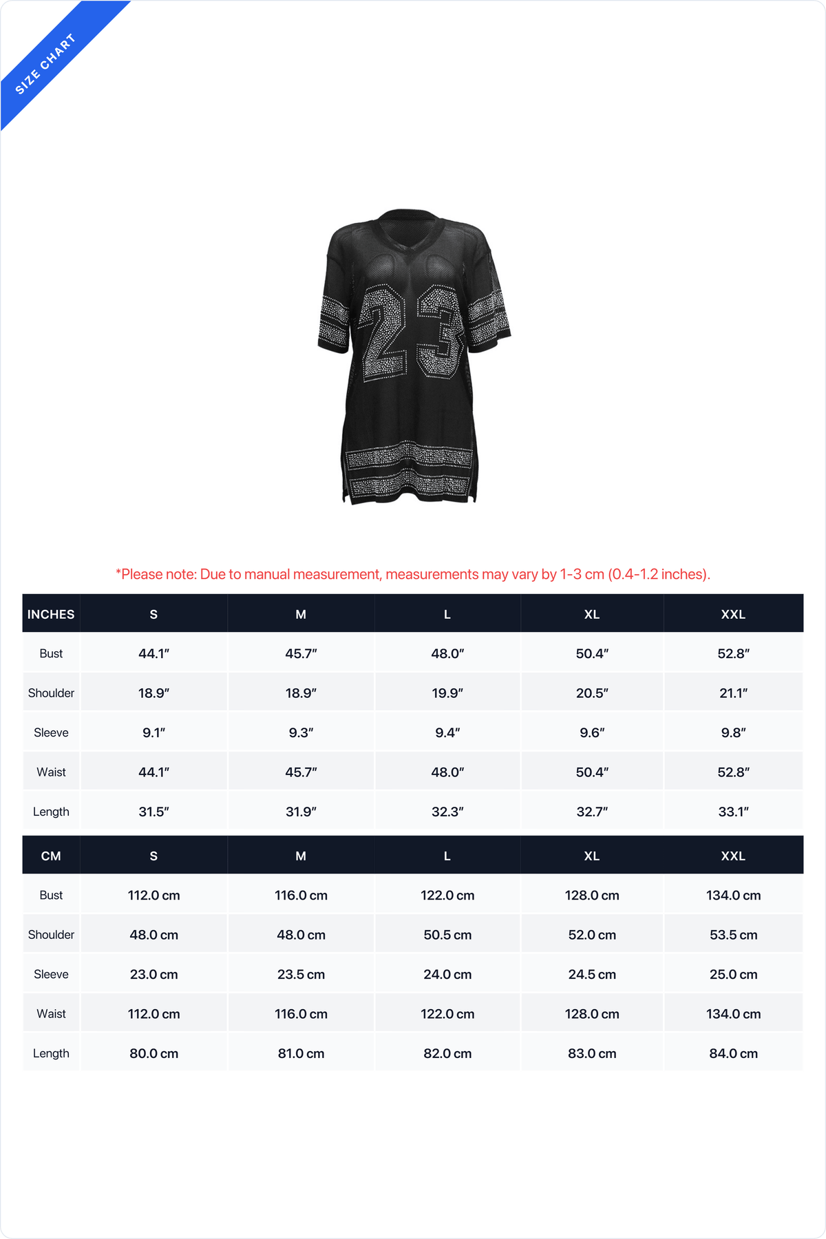 Rhinestone 23 Sheer Mesh Jersey Tunic Lavish Daily