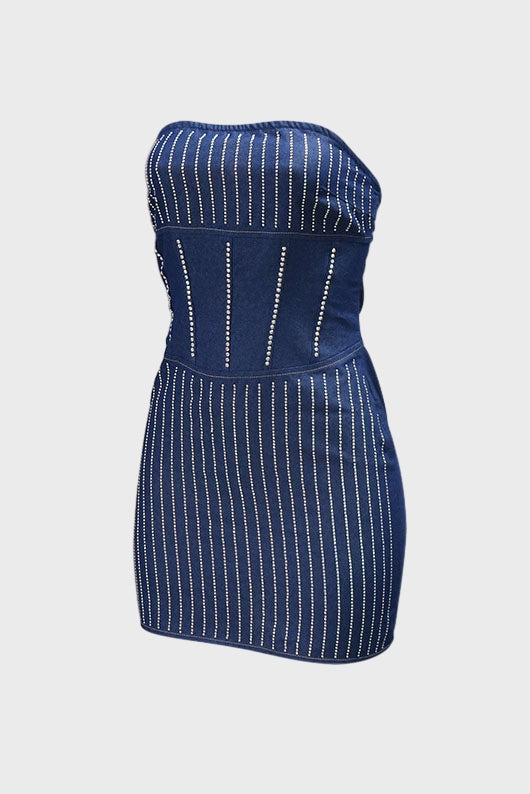 Strapless Mini Dress Lavish Daily