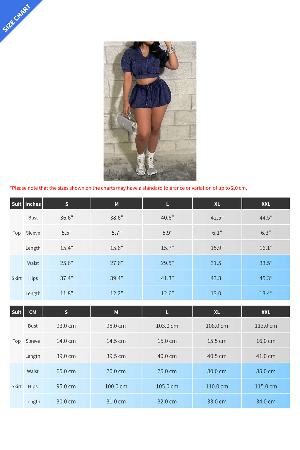 Zipper Crop Top and Lantern Skirt Set Lavish Daily