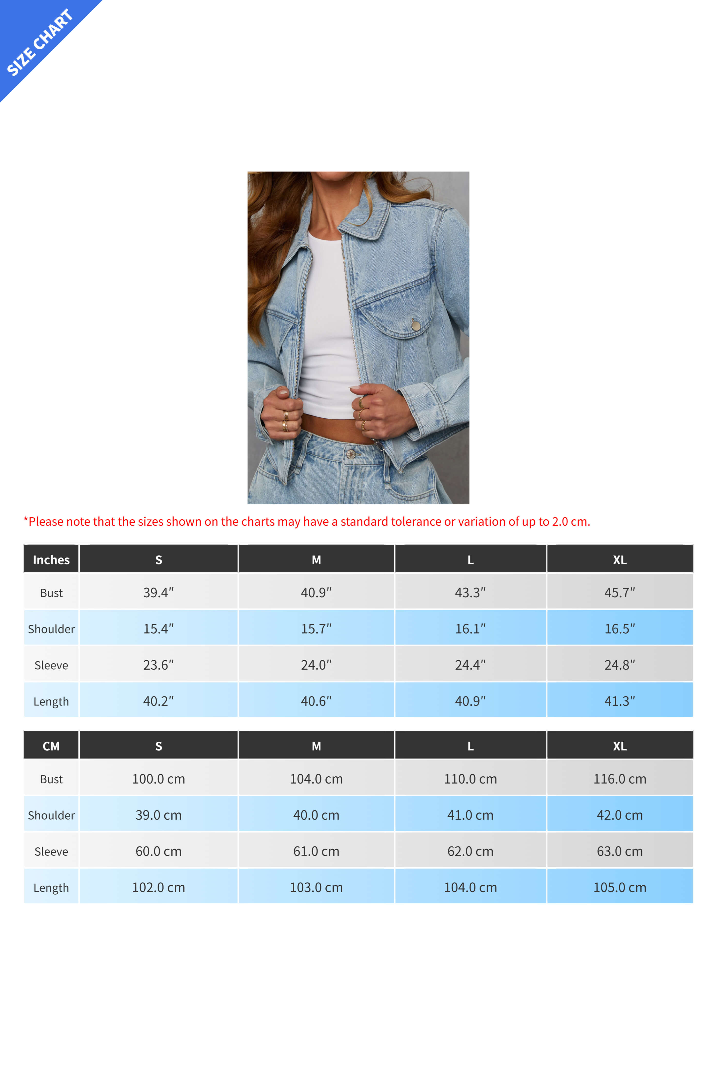 Curved Hem Denim Jacket Lavish Daily