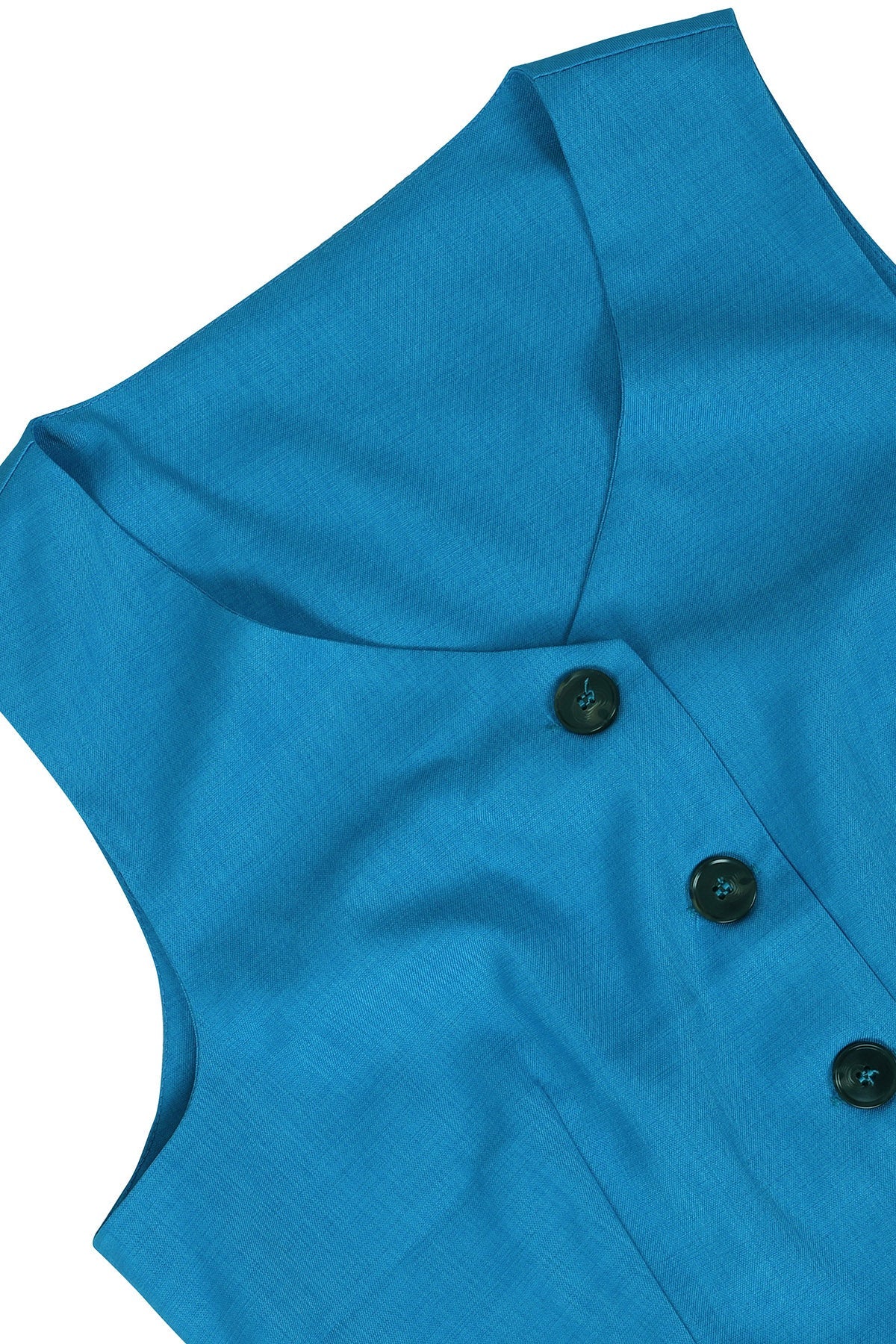 Linen Sleeveless Suit Set for Work Office Lavish Daily