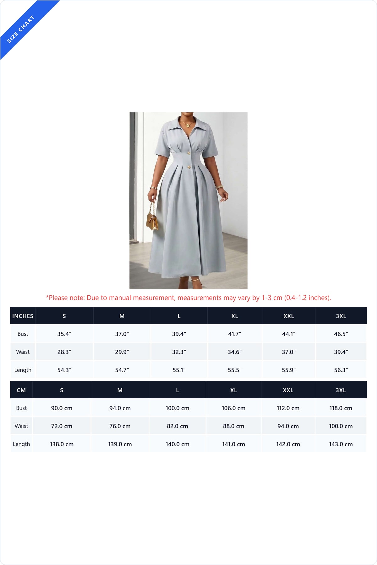 Tailored Collared Pleated A-Line Dress Lavish Daily