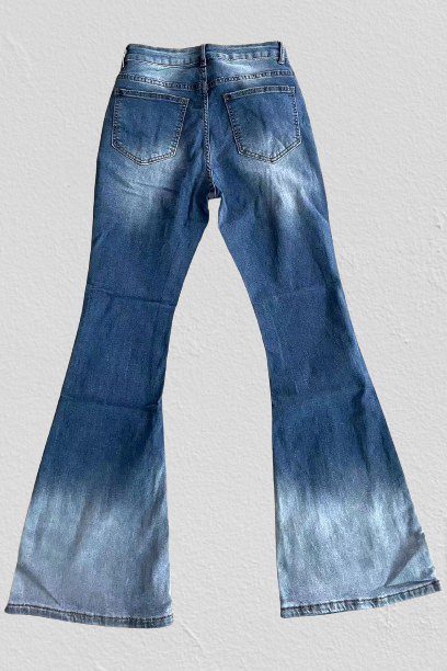 Pocketed Button Straight Jeans Lavish Daily