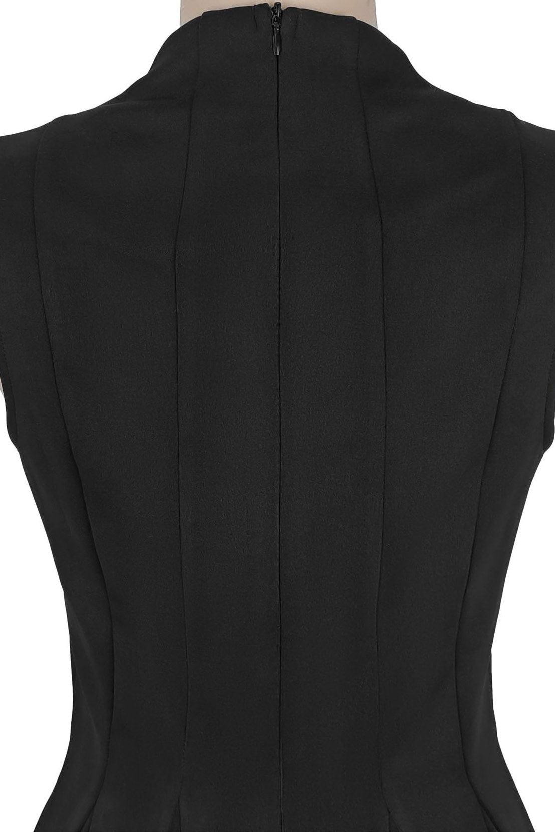 Square Neck Button Front Pleated Mini Dress Lavish Daily