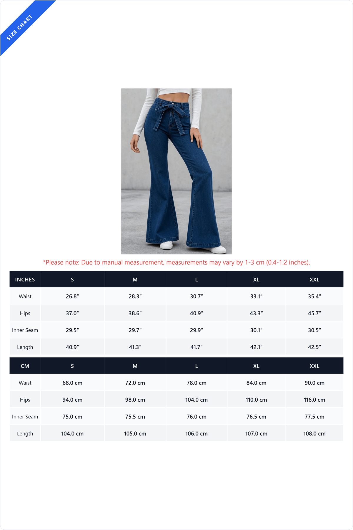 Medium Stretch High Rise Tie Belt Flare Jeans Lavish Daily