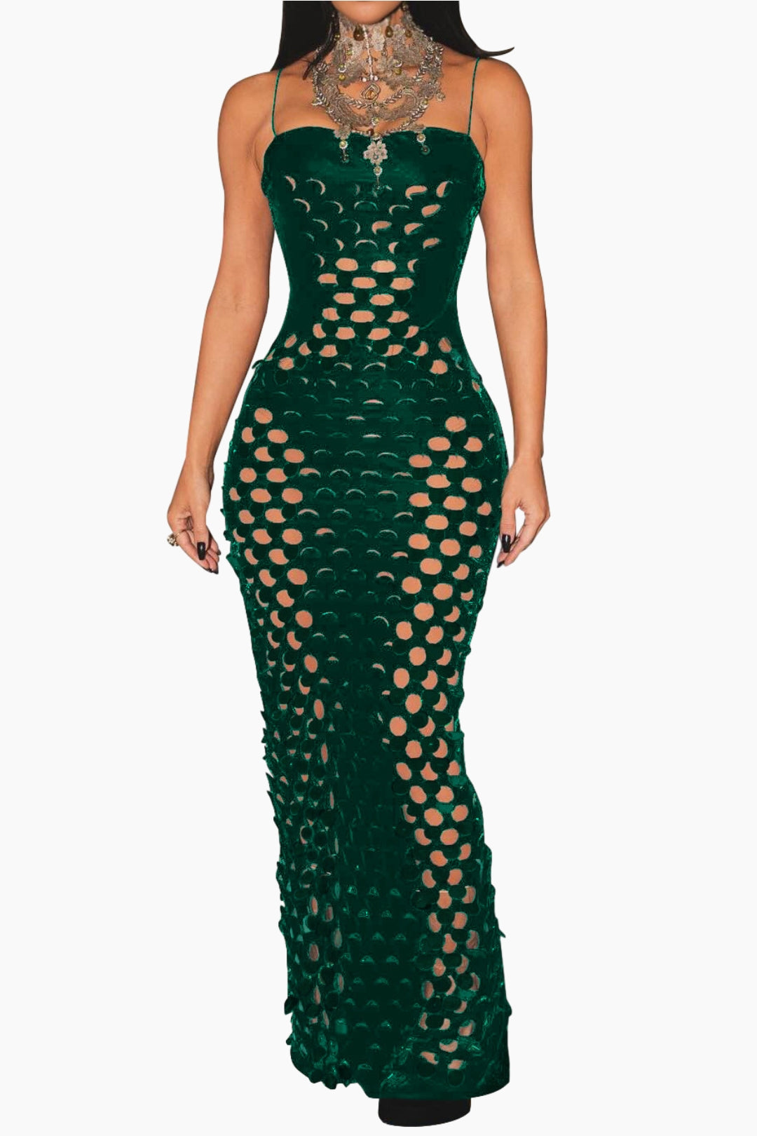 Circular Cutouts Bodycon Dresses Lavish Daily