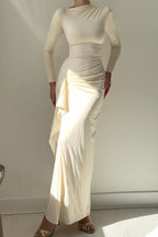 Long Sleeve Knot Detail Maxi Dress Lavish Daily