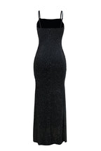 Spaghetti Strap Rhinestone Mesh Bodycon Dress Lavish Daily