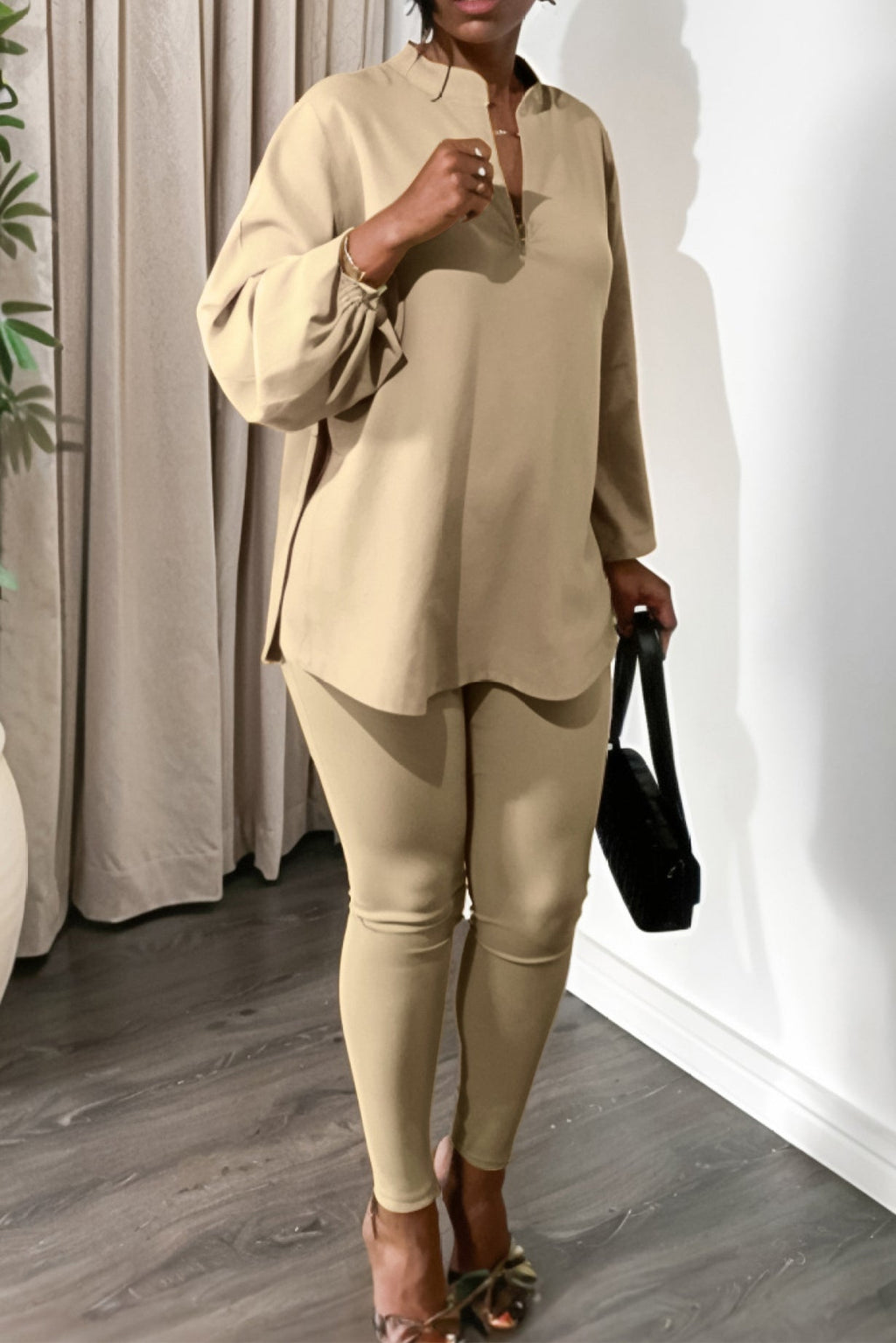 Loose Fit Tops and Legging Jogger Pants Suit Lavish Daily